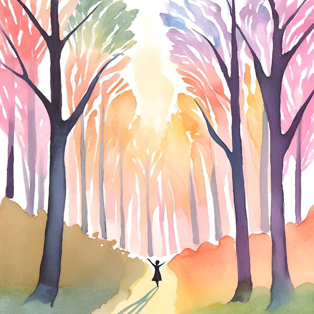 You walk with faith, knowing that everything is happening for the highest good.